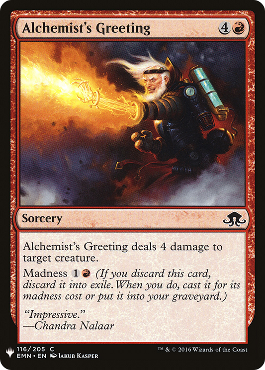 Alchemist's Greeting (LIST-EMN-116)