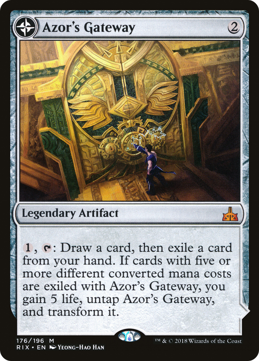 Azor's Gateway // Sanctum of the Sun (RIX-176) (Foil)