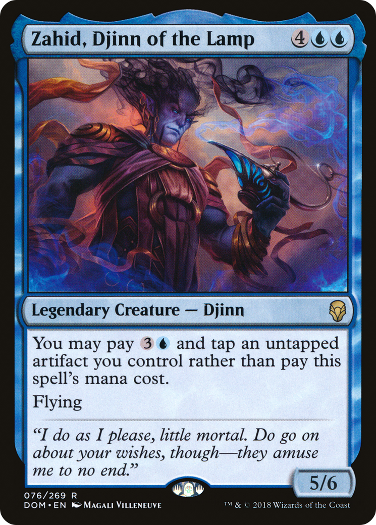 Zahid, Djinn of the Lamp (DOM-076) (Foil)