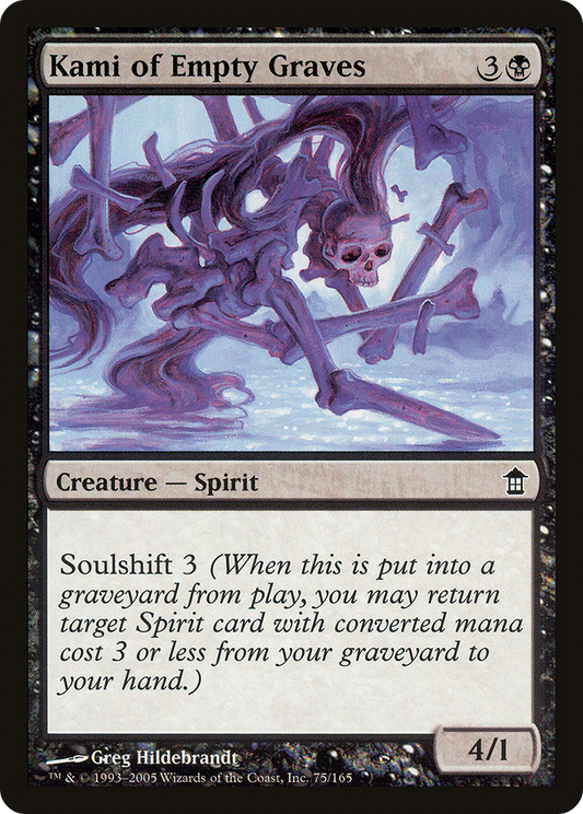 Kami of Empty Graves (SOK-075) (Foil)