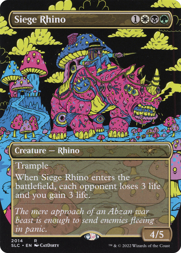 Siege Rhino (SLC-2014) (Borderless) (Foil)