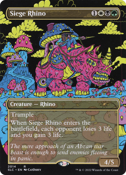 Siege Rhino (SLC-2014) (Borderless) (Foil)