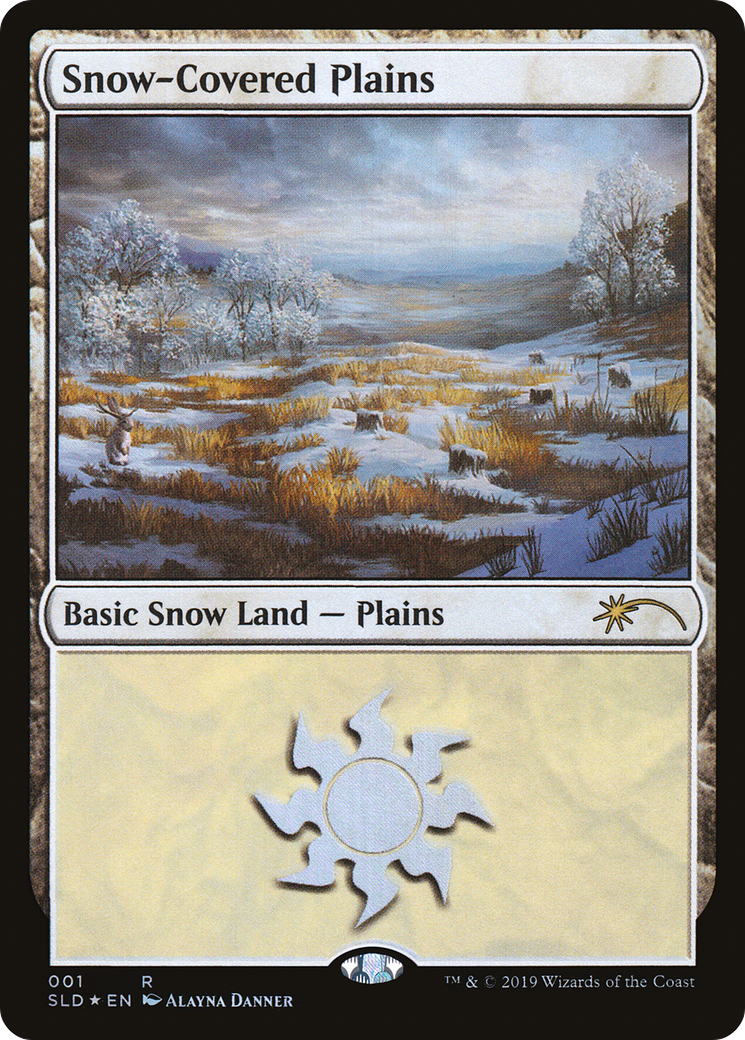 Snow-Covered Plains (SLD-001) (Foil)