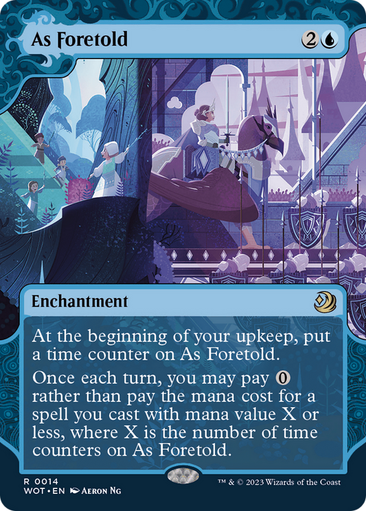 As Foretold (WOT-014) (Showcase) (Borderless)