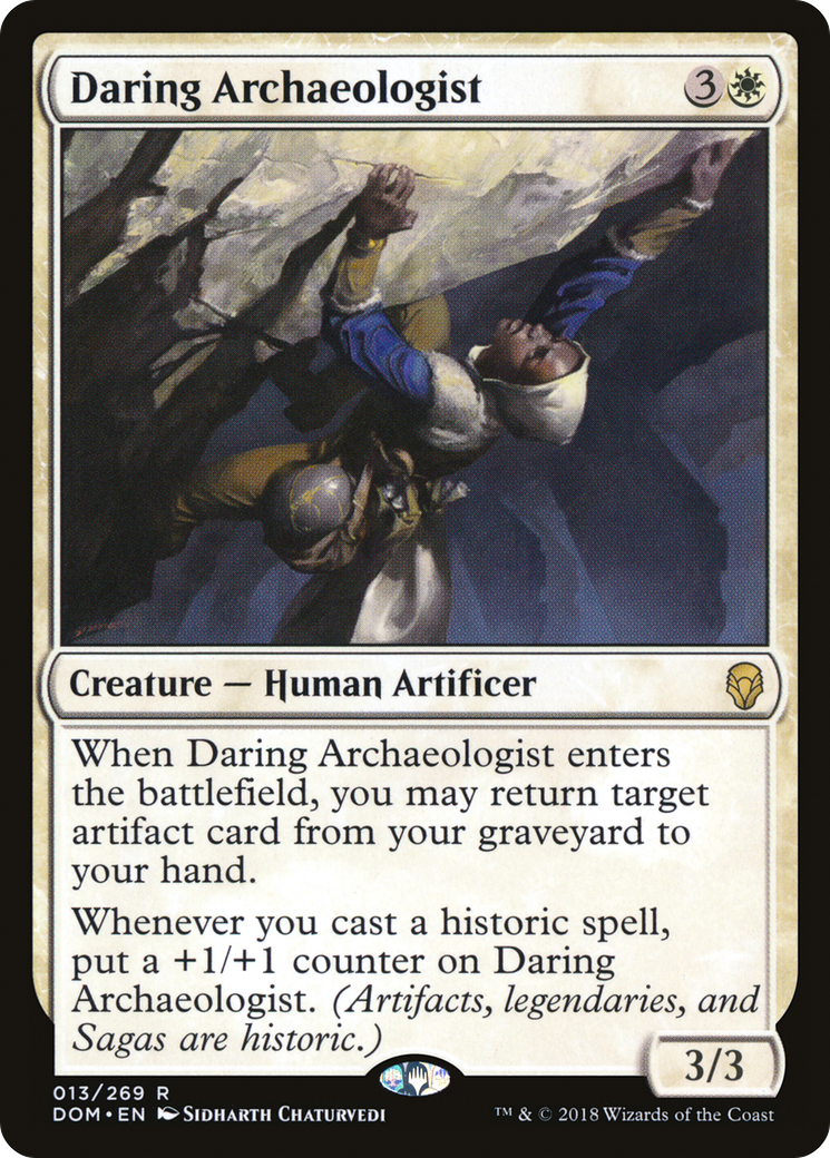 Daring Archaeologist (DOM-013) (Foil)