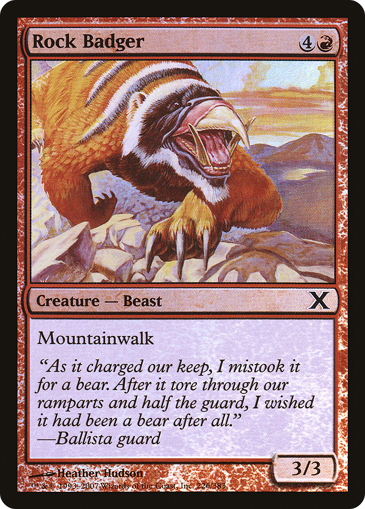 Rock Badger (10E-226★) (Foil)