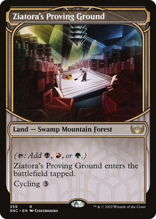 Ziatora's Proving Ground (SNC-359) (Showcase) (Foil)
