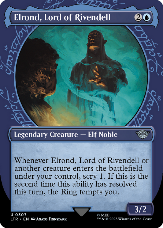 Elrond, Lord of Rivendell (LTR-307) (Showcase) (Borderless)
