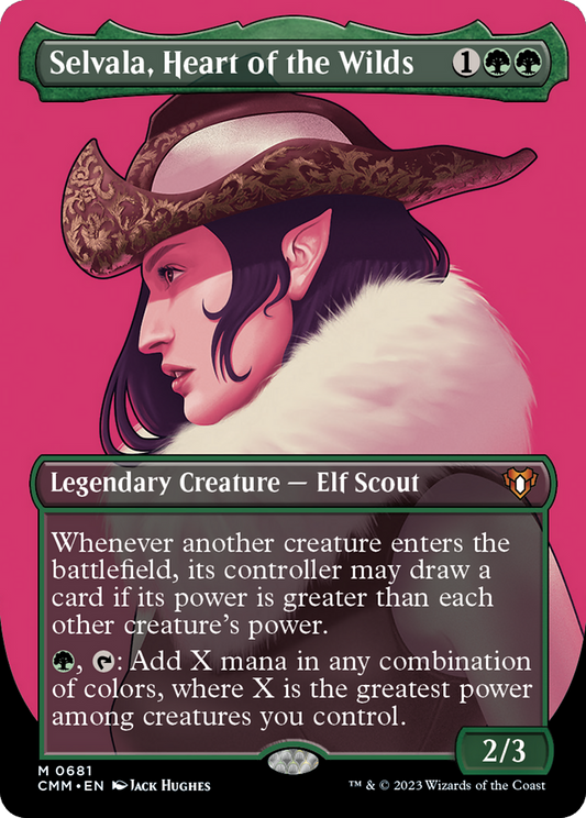 Selvala, Heart of the Wilds (CMM-681) (Borderless)