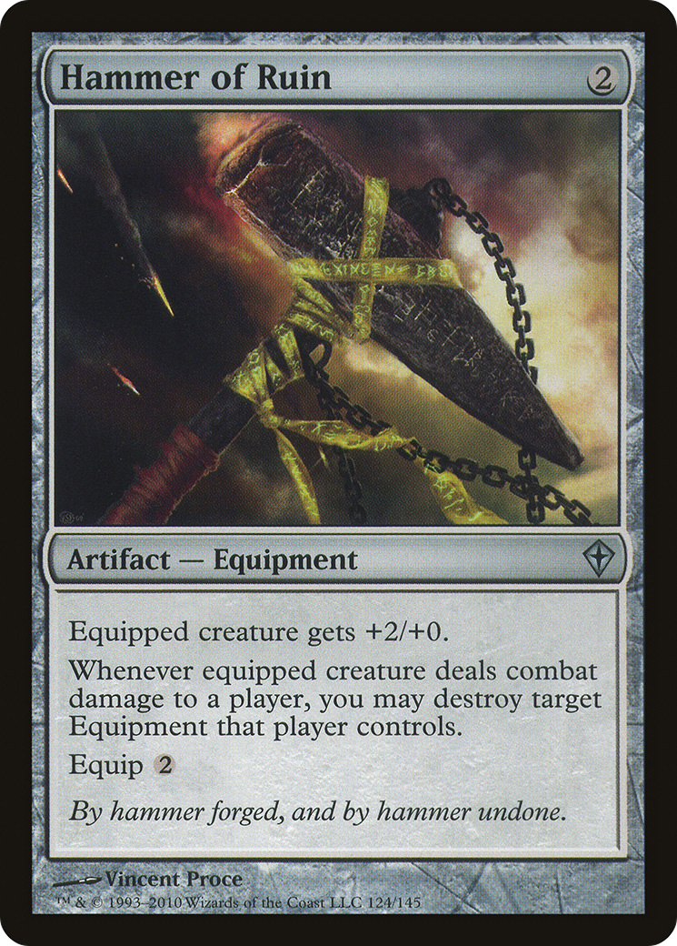 Hammer of Ruin (WWK-124) (Foil)
