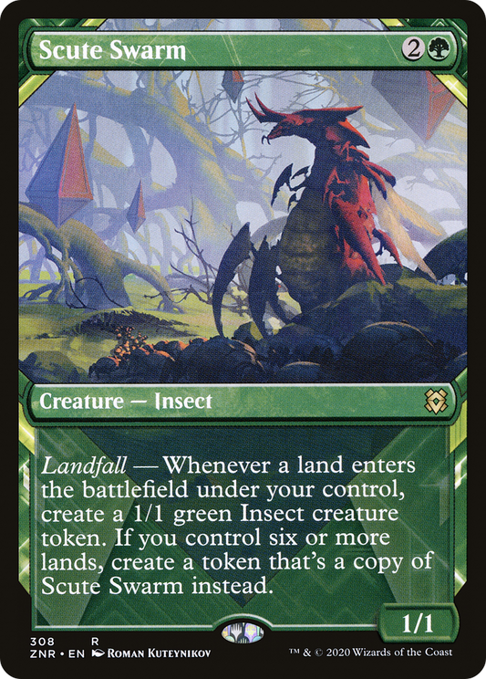 Scute Swarm (ZNR-308) (Showcase) (Foil)