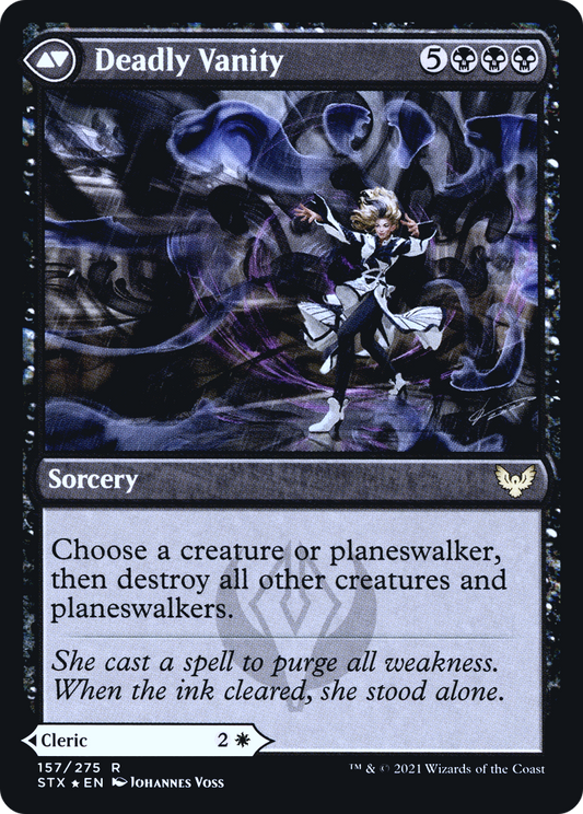 Selfless Glyphweaver // Deadly Vanity (PRE-157S) (Foil)