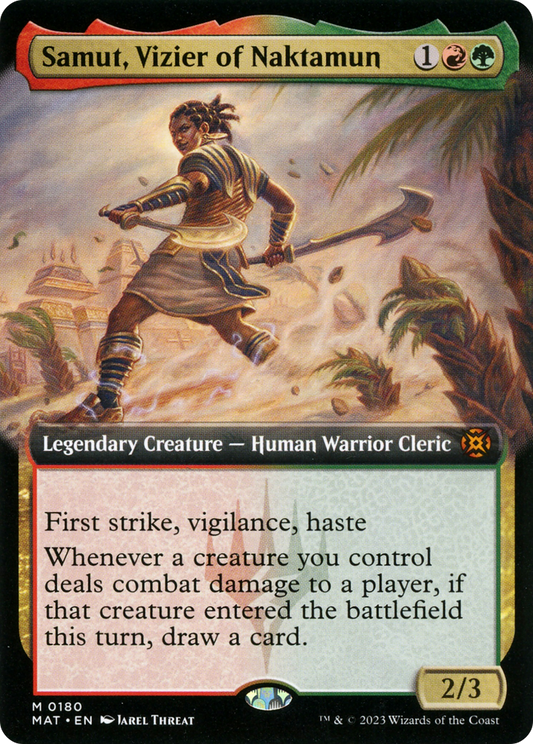 Samut, Vizier of Naktamun (MAT-180) (Extended Art)