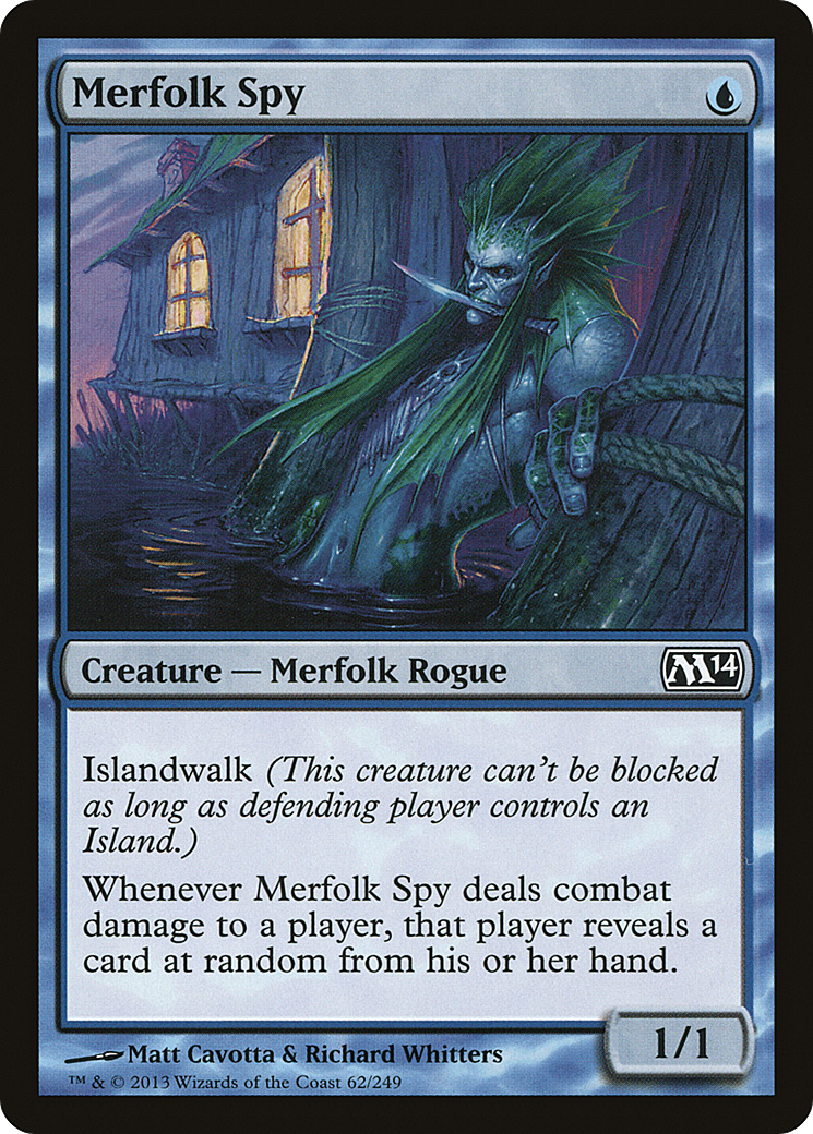Merfolk Spy (M14-062) (Foil)