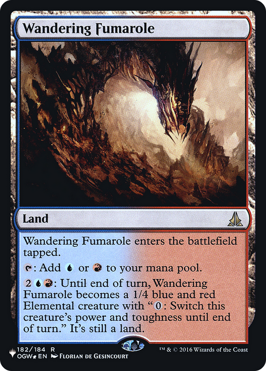 Wandering Fumarole (LIST-OGW-182) (Foil)