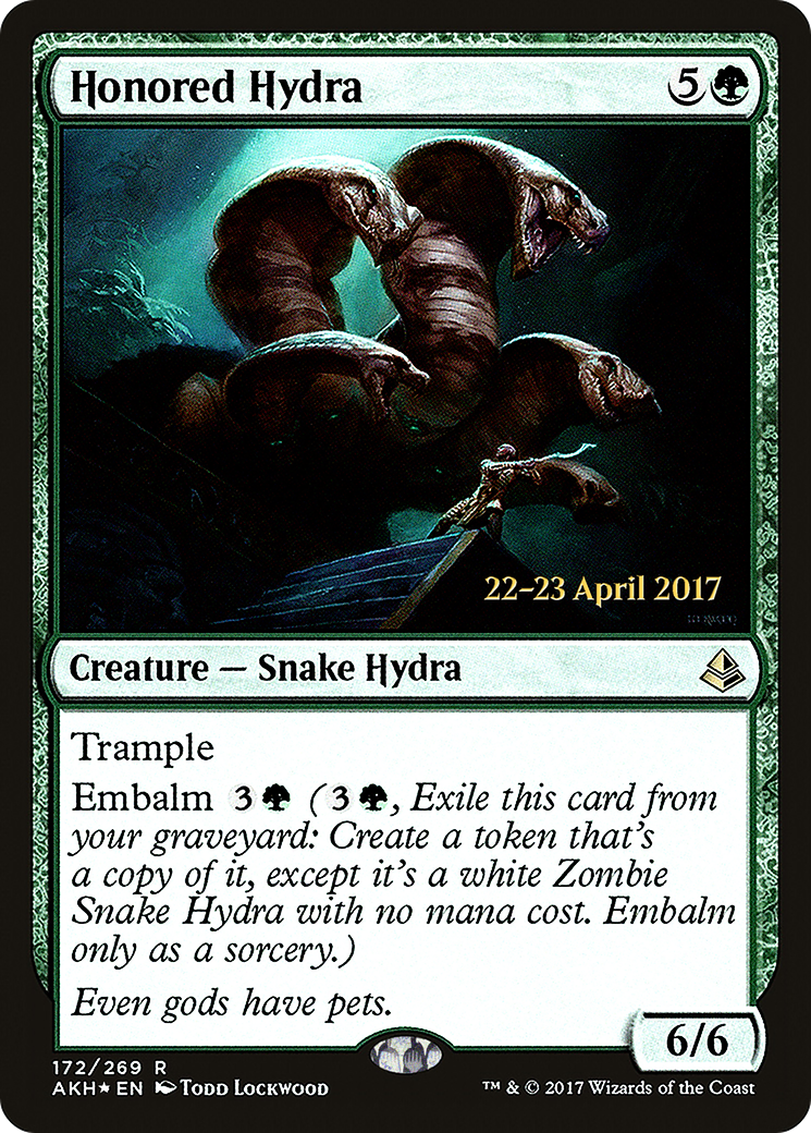 Honored Hydra (PRE-172S) (Foil)