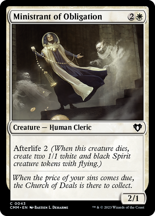 Ministrant of Obligation (CMM-043) (Foil)