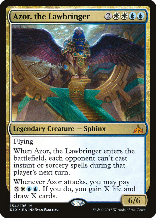 Azor, the Lawbringer (RIX-154) (Foil)