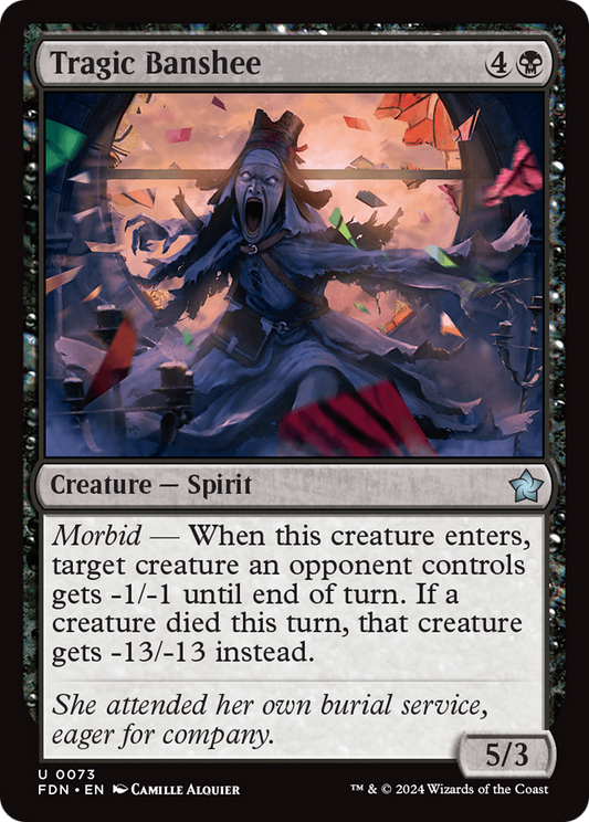 Tragic Banshee (FDN-073) (Foil)
