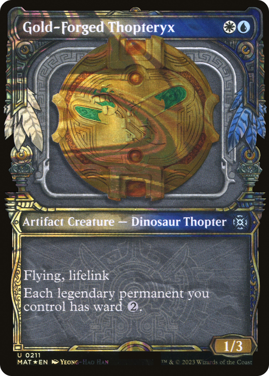 Gold-Forged Thopteryx (MAT-211) (Showcase) (Halo) (Foil)