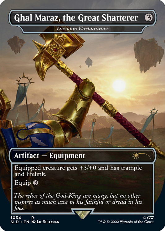 Ghal Maraz, the Great Shatterer / Loxodon Warhammer (SLD-1034) (Borderless)