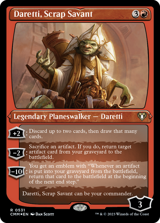 Daretti, Scrap Savant (CMM-531) (Etched Foil)