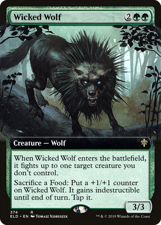 Wicked Wolf (ELD-374) (Extended Art)