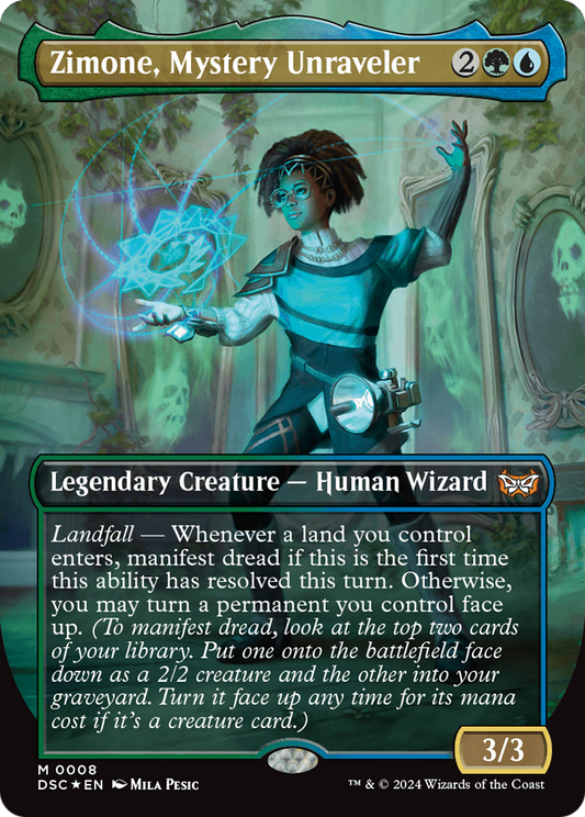 Zimone, Mystery Unraveler (DSC-008) (Borderless)