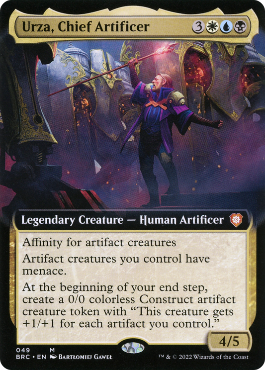 Urza, Chief Artificer (BRC-049) (Extended Art)
