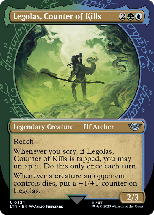 Legolas, Counter of Kills (LTR-324) (Showcase) (Borderless) (Foil)