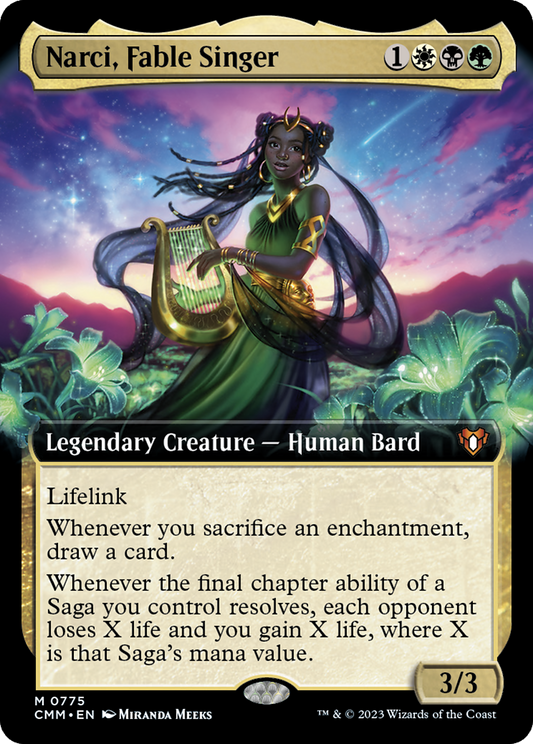 Narci, Fable Singer (CMM-775) (Extended Art) (Foil)