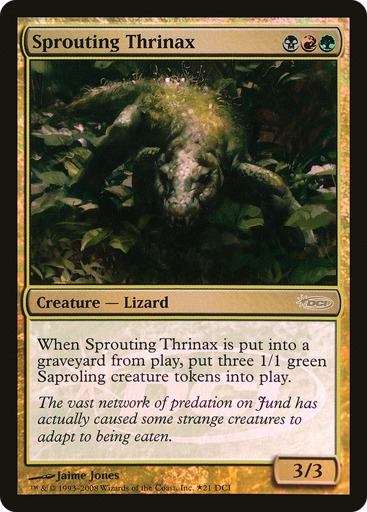 Sprouting Thrinax (WPN-021) (Foil)