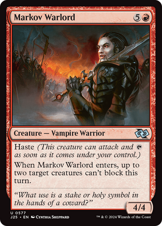 Markov Warlord (J25-577)