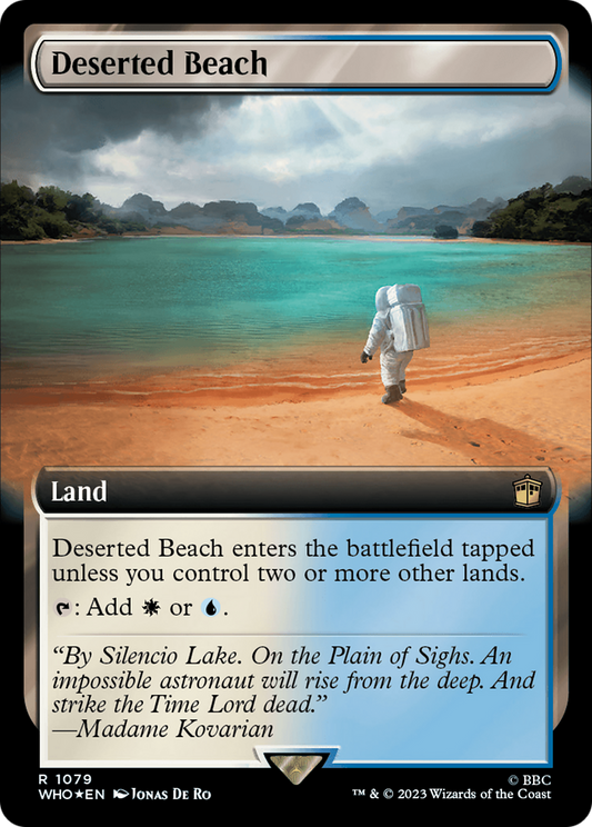Deserted Beach (WHO-1079) (Extended Art) (Surge Foil)