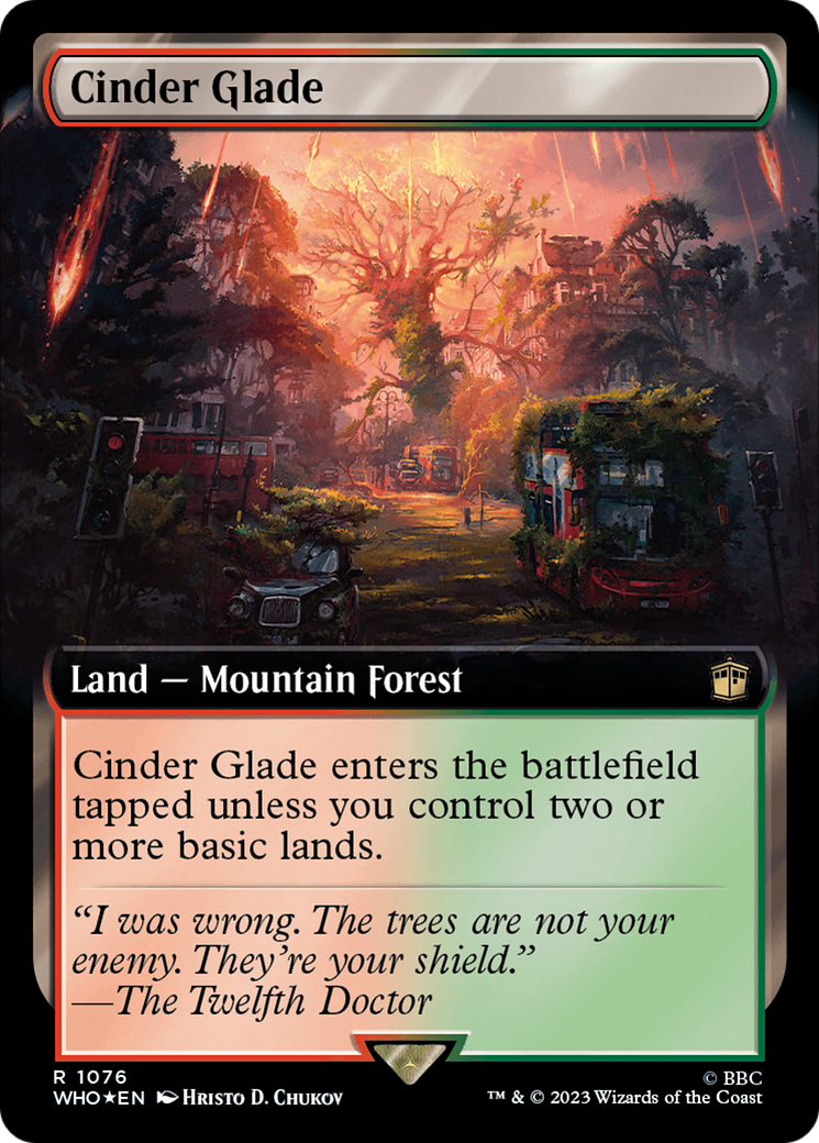Cinder Glade (WHO-1076) (Extended Art) (Surge Foil)