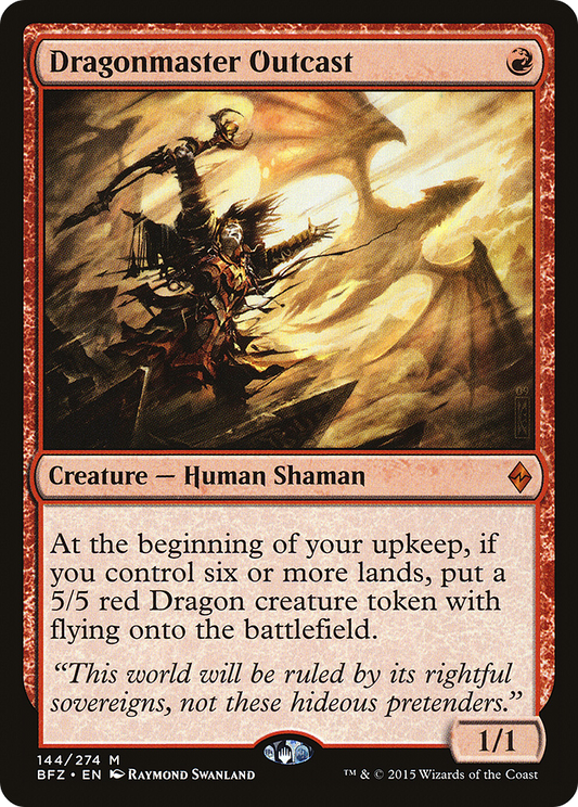 Dragonmaster Outcast (BFZ-144) (Foil)