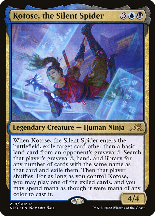 Kotose, the Silent Spider (NEO-228) (Foil)
