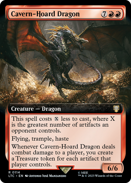 Cavern-Hoard Dragon (LTC-114) (Extended Art)