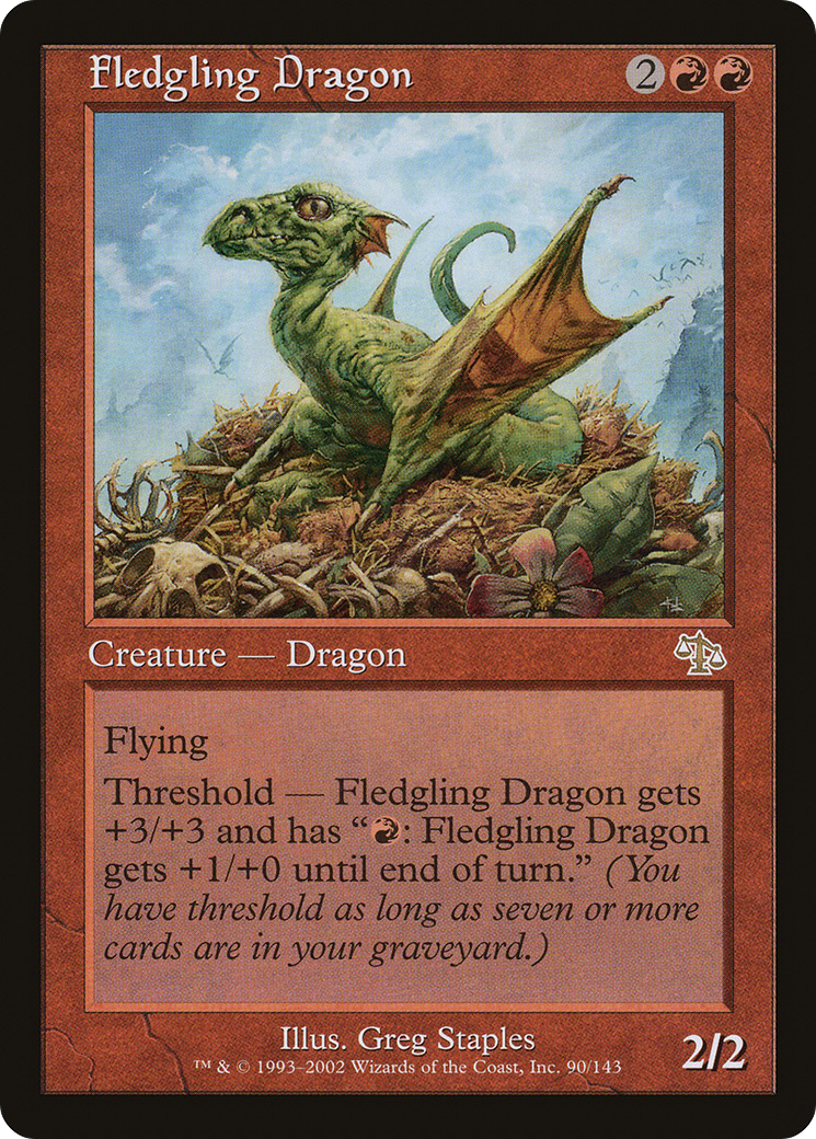 Fledgling Dragon (JUD-090) (Foil)