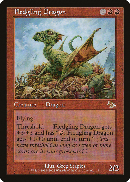 Fledgling Dragon (JUD-090) (Foil)