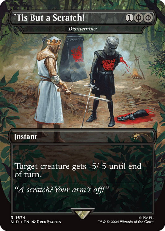 'Tis But a Scratch! / Dismember (SLD-1674) (Borderless) (Foil)