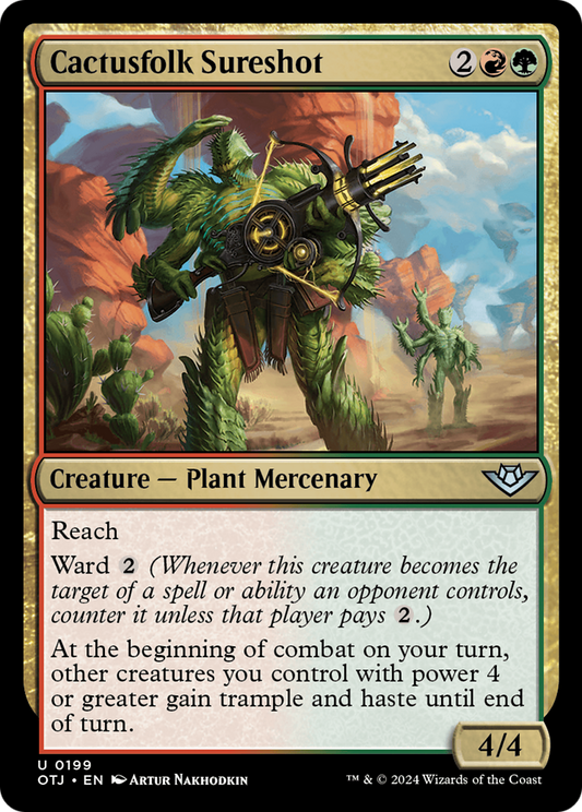 Cactusfolk Sureshot (OTJ-199) (Foil)