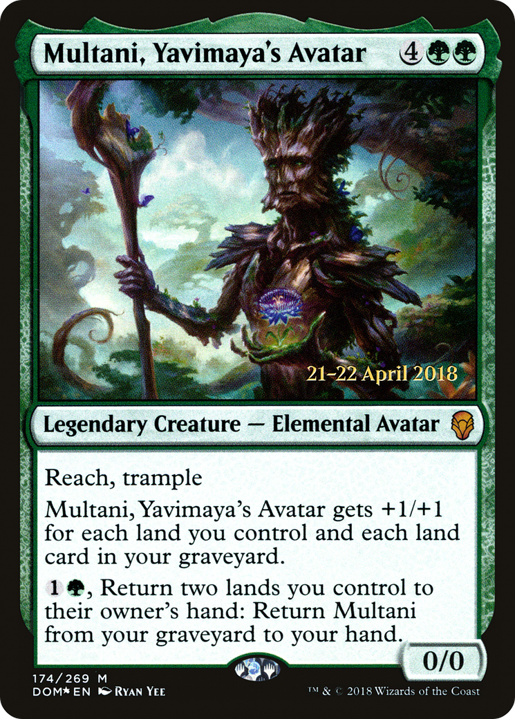 Multani, Yavimaya's Avatar (PRE-174S) (Foil)