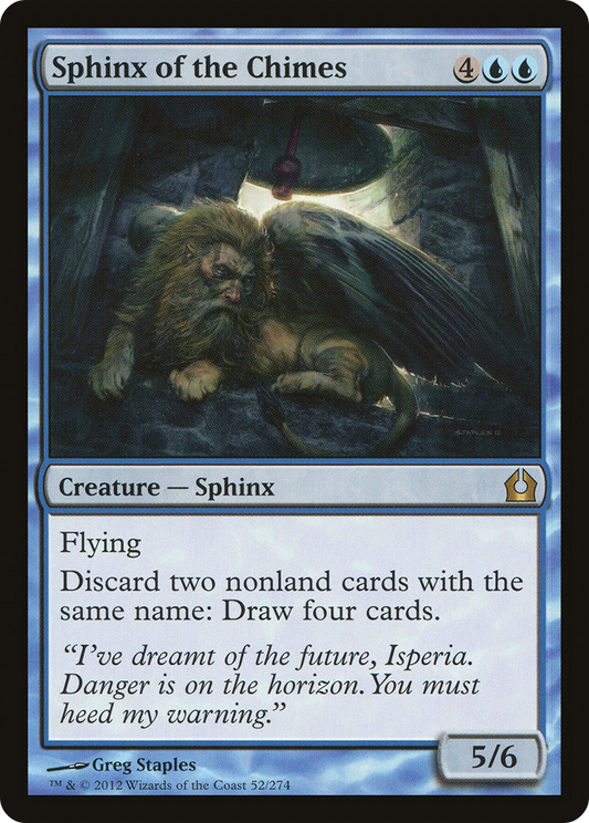 Sphinx of the Chimes (RTR-052) (Foil)