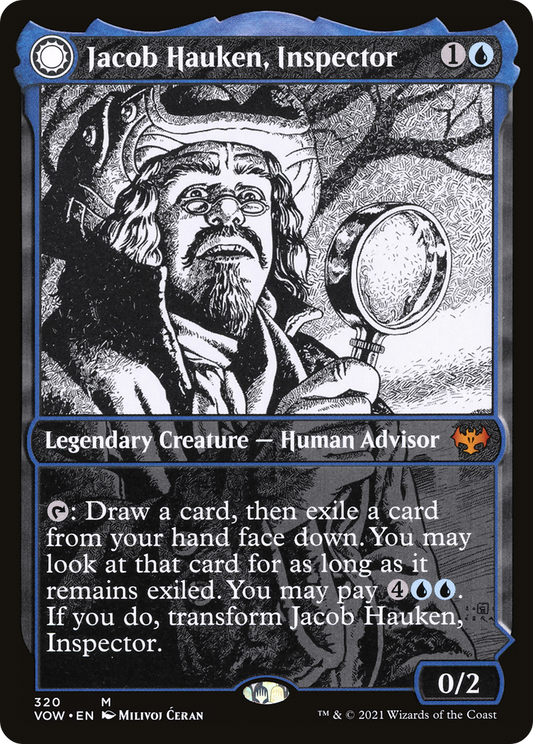 Jacob Hauken, Inspector // Hauken's Insight (VOW-320) (Showcase) (Foil)