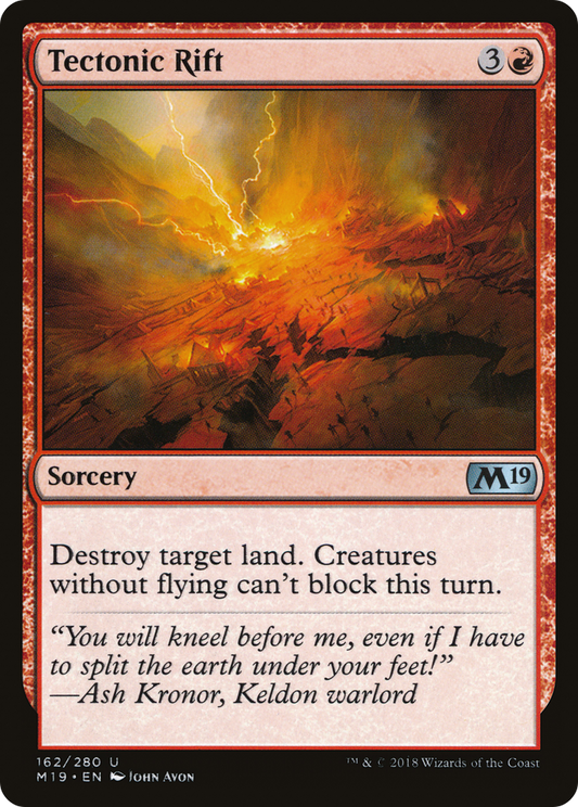Tectonic Rift (M19-162) (Foil)