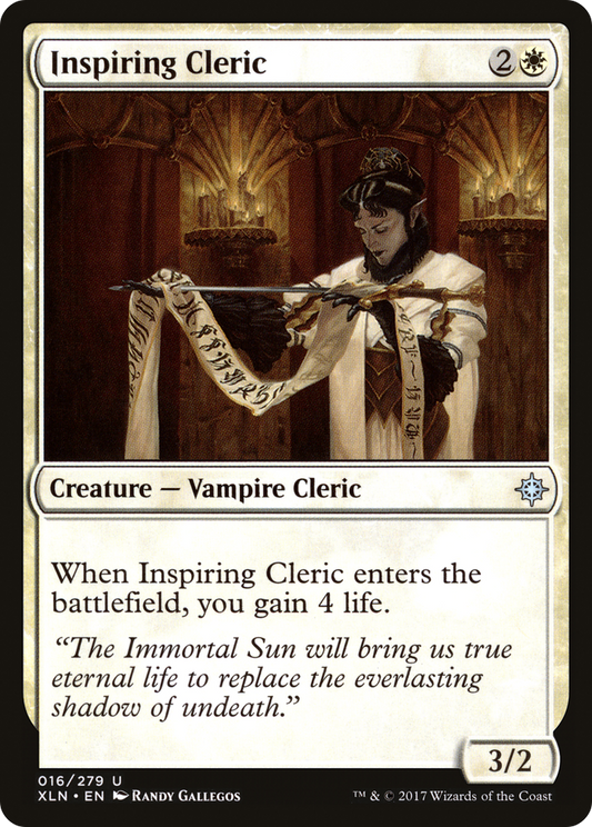 Inspiring Cleric (XLN-016) (Foil)