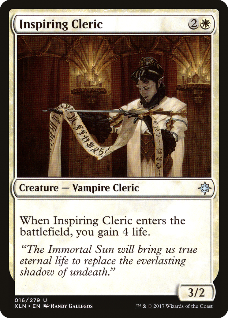 Inspiring Cleric (XLN-016)