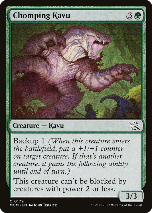 Chomping Kavu (MOM-179) (Foil)