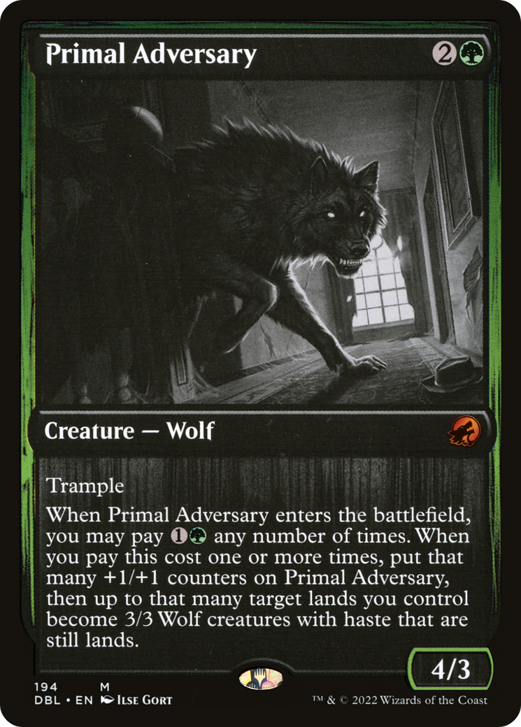 Primal Adversary (DBL-194) (Foil)